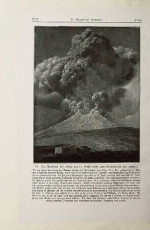 Der Ausbruch des Vesuv am 10. April 1906, von Boscotrecase aus gesehen