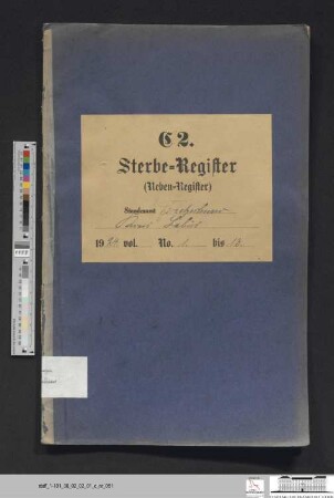 Sterberegister Güldendorf 1924