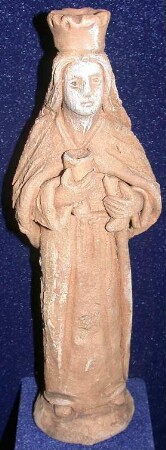 Heilige Barbara mit Krone, Kelch und Schwert