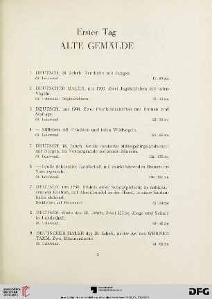 Alte Gemälde (Nr.1-49)