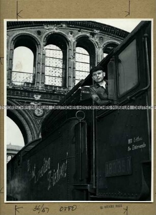 Anhalter Bahnhof, Lokomotivführer Otto Nuschke
