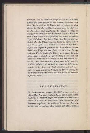 Der Denkstein