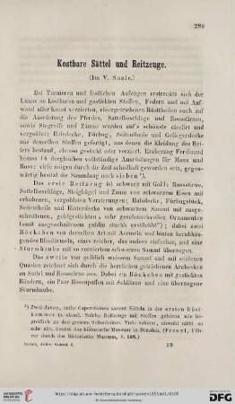 Kostbare Sättel und Reitzeuge