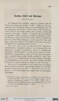 Kostbare Sättel und Reitzeuge