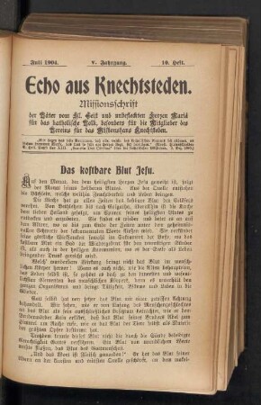 Juli 1904. 10. Heft
