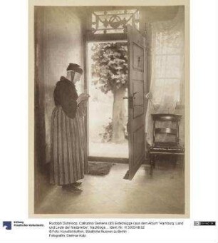 Catharina Gerkens (85) Estebrügge (aus dem Album "Hamburg: Land und Leute der Niederelbe", Nachträge)