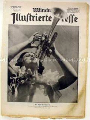 Wochenzeitschrift "Münchner Illustrierte Presse" u.a. über die Feierlichkeiten zum Jahrestag des Hitlerputsches