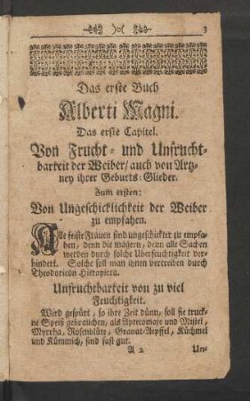 Das erste Buch Alberti Magni.