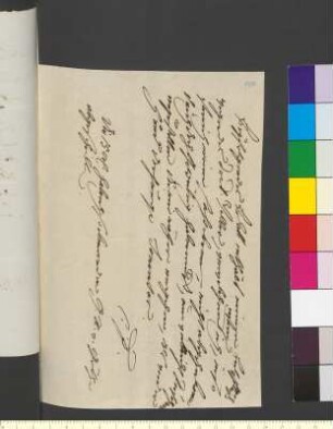 Brief von Sachsen-Weimar-Eisenach, Karl Friedrich Erbgroßherzog von an Goethe, Johann Wolfgang von