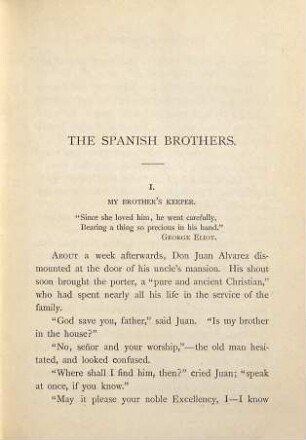The Spanish brothers : A tale of the sixteenth century, 2