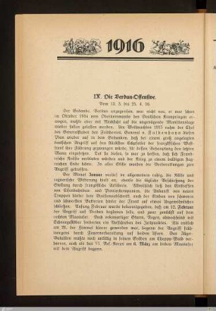 IX. Die Verdun-Offensive