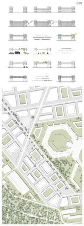 Transformation TXL - Vom Flugfeld zum Lebensraum Schinkelwettbewerb 2013: Diagramme, Lageplan 1:1000