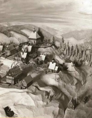 Weihnachtsberg : Weihnachtsberg (vor 1937; Haase-Vohel). Teilansicht. Feierohmdschau, Schwarzenberg 1937