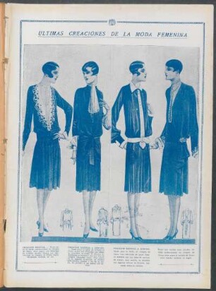 Últimas creaciones de la moda femenina