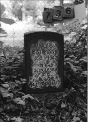 Grabstein 736 [Hahn S. 40 Grab-Nr. 623]
