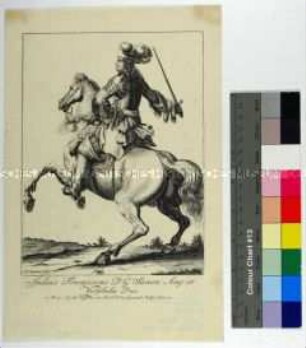 Reiterbildnis des kaiserlichen Generalfeldmarschalls Julius Franz Herzog von Sachsen-Lauenburg