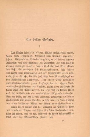 Am hellen Gestade.
