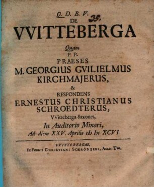 De Witteberga