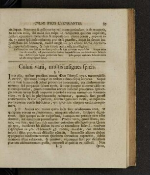 Culmi varii, multis insignes spicis.