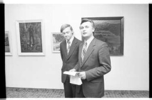 Kleinbildnegativ: Galerie Jule Hammer, Witali Mjagkow, 1978