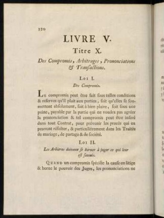 320-339, Titre X. - Titre XI.