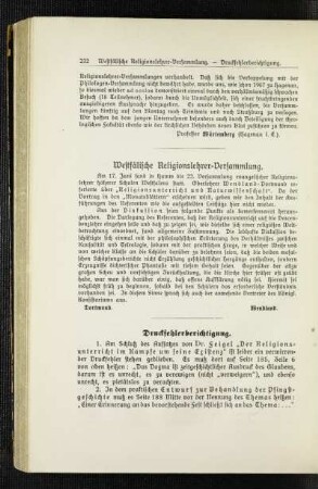 Westfälische Religionslehrer-Versammlung
