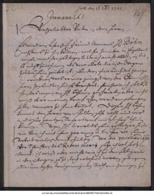 Brief von August Hermann Francke an Friedrich Breckling