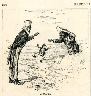 Dropped! : ein Mexikaner wirft Uncle Sam den Häftling A.K. Cutting zu