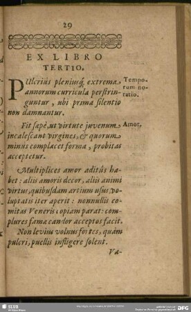 Ex Libro Tertio