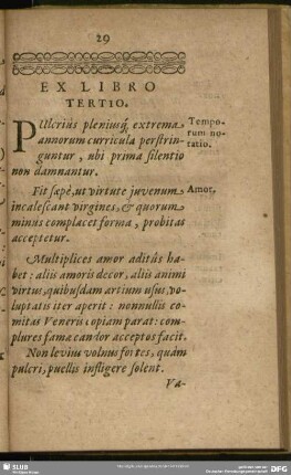 Ex Libro Tertio