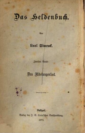 Das Nibelungenlied