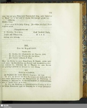 [Sitzungen 106-110]