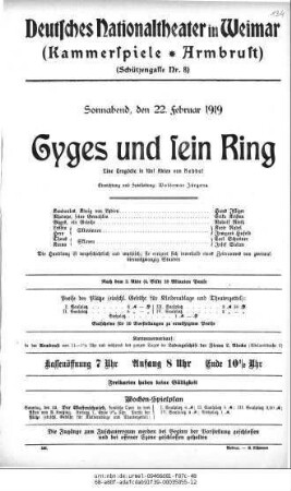 Gyges und sein Ring