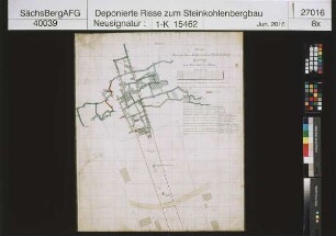 Haugks Steinkohlenwerk, Oberhohndorf, Baue auf dem Lehekohlenflöz (mit Nachbringungen)