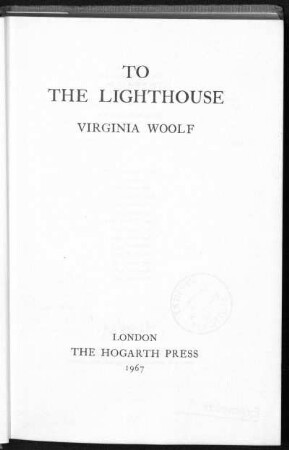 To the lighthouse
