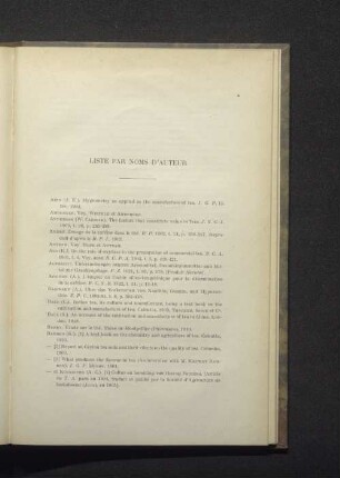 Liste par noms d´auteur