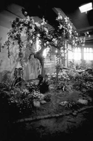 Freiburg: Stadthalle, Blumen- und Gartenausstellung, Künstliche Blumen, Blumen Meier