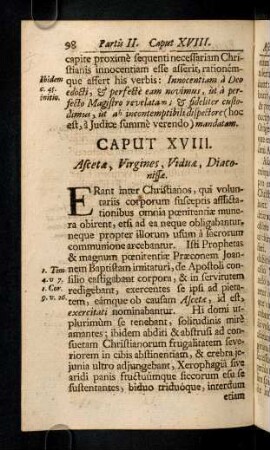 98-107, Caput XVIII - XIX