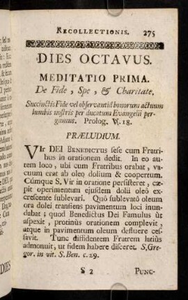 275-286, Meditatio Prima.
