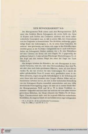Der Monogrammist A G