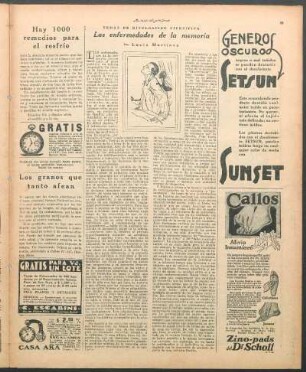 Las enfermedades de la memoria : Temas de divulgación científica