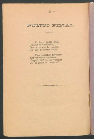 Punto final