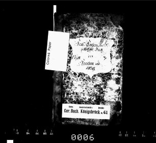 Gerichtshandelsbuch des Ritterguts Krakau (bei Königsbrück)