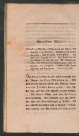 Neunzehnter Abschnitt.