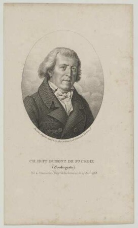 Bildnis des Ch. Hi. Fic. Dumont de Ste. Croix