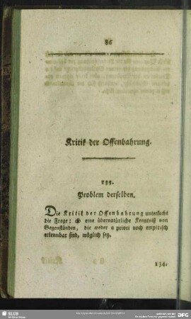 Kritik der Offenbahrung