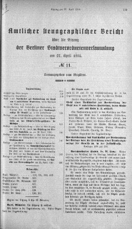 No 11, 27.04.1916