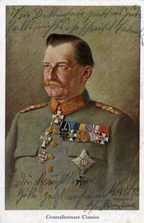 Generalleutnant Clausius