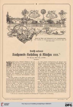 Deutsch-nationale Kunstgewerbe-Ausstellung zu München 1888, [10]