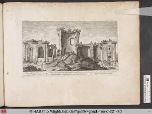 Vestigij delle Terme Constantino nel monte quirinale.